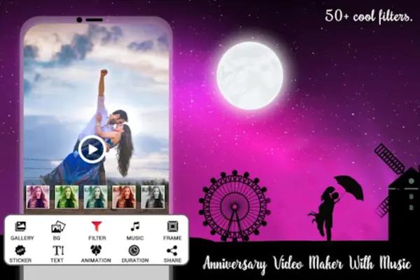 Anniversary Video Maker with Music android App screenshot 5