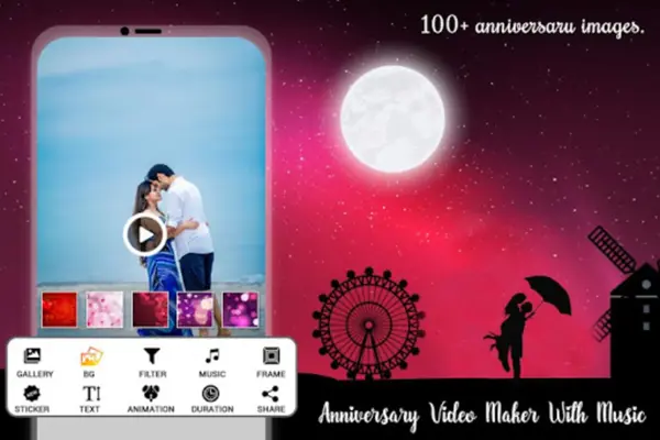 Anniversary Video Maker with Music android App screenshot 6